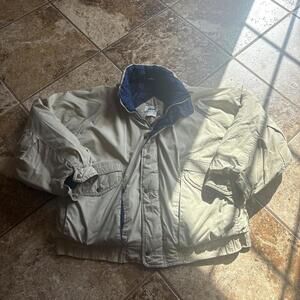 vintage cropped boxy fit coat